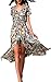 ARANEE Women's Sexy Split Floral Off-Shoulder Beach Party Maxi Dress