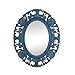 Accent Plus Vintage Belle Blue Mirror 17.25x0.5x21.25