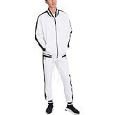 WEIV GEAR Men's 2 Piece Jacket & Pants Slim Fit Jogging Track Suit Set