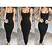 BEAGIMEG Women's Basic Tank Bodycon Sleeveless Solid Casual Long Dress Black