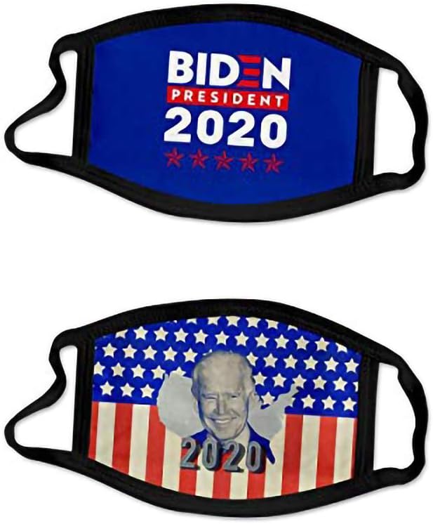 Amazon Com Joe Biden Harris Face Mask 2 Pack Safety Reusable Washable Anti Dust Mouth Fashion Balaclava Cover Breathable Bandanna Maga Kag Joe Biden 2020 Men Women Sports Outdoors