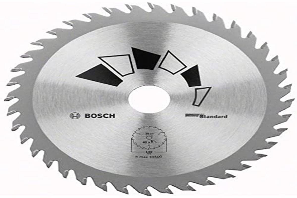 Bosch 1x Circular Saw Blade Standard (for Wood, Ø 130 x 2.2/1.5 x 20/16 mm, 40 Teeth, ATB, with 1x Reduction ring 16 mm, Accessories for Circular Saws)