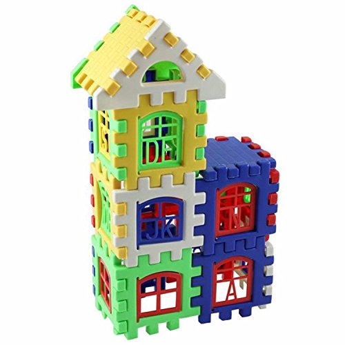 image for Yealsha 24 PCS Kids Toddlers Building Blocks Educational and Activity 