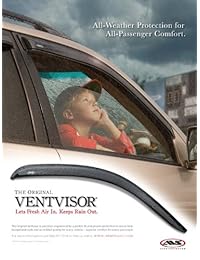 Auto Ventshade 94063 Original Ventvisor deflectores para vidrios, 4 unidades