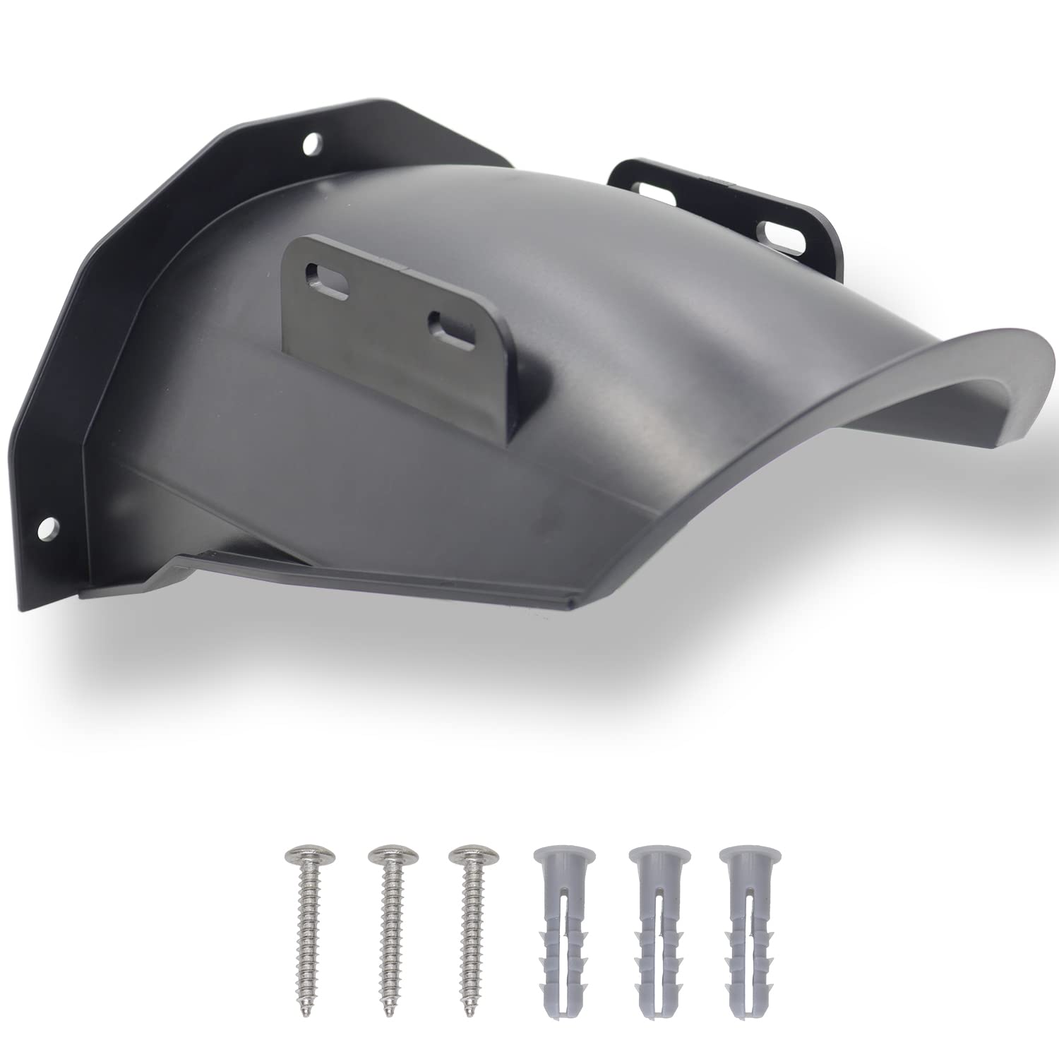 Casoter Weatherproof CCTV Security Camera Cover, Hard ABS Plastic Protective Housing Shield Sun Shade for Mainstream Brand Cameras Protection Shell, Black 1 Pack