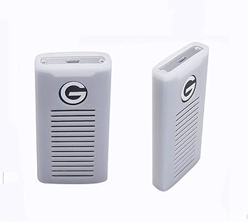 Amazon Com Masiken Silicone Protector Sleeve For G Technology 1tb 2tb 500gb G Drive Mobile Ssd Premium Travel Pounch Carry Cover Case White Computers Accessories