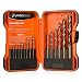 Twist Drill Bit Set 15-Piece Round Handle SAE HSS Perfect For Wood Plastic Metal With Plastic Box primary