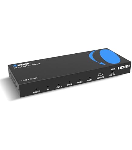 Amazon.com: GEFEN GTB-HD4K2K-148C-BLK 4K Ultra HD 1:8 Splitter for