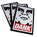 3 DANK FACE Black & Red Cannabis Obey Giant Greens 3 x 5
