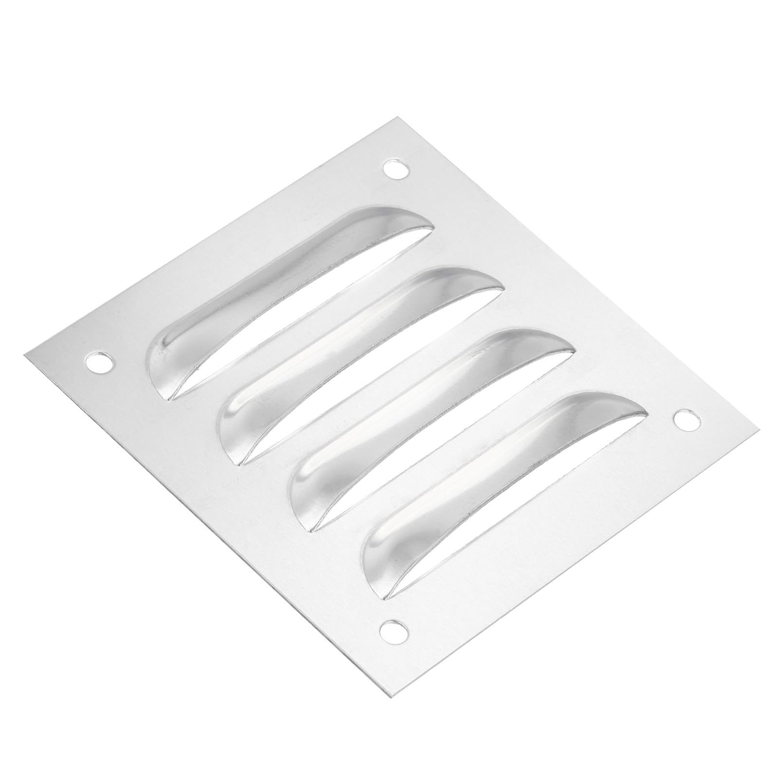 PATIKIL 4 x 4 Inch Vent Cover, Aluminum Alloy Screen Air Grille Ventilation Cover HVAC Louvered Grill for Home Kitchen Bathroom Wall Ceiling