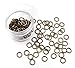 ALL in ONE 15 Gram/135pcs 6mm Antique Bronze Plated Open Jump Ring with Storage Box