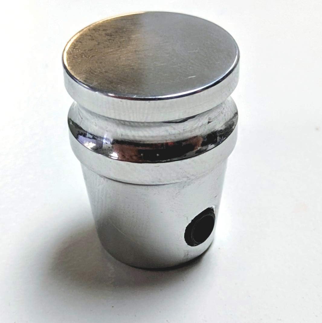 Pirate Mfg Hot Rod Polished Billet Aluminum Dash Knob W/Set Screw Rat Rod Gasser Custom