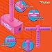 Flybar My First Foam Jump and Squeak Pogo Stick- Safe Pogo Stick for Kids Toddlers Ages 3 & Up (Pink)