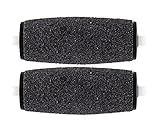 Electronic Pedicure Foot File Replacement Refill 2pack Compatible with Scholl Velvet Smooth and Amope Pedi Perfect Foot File - These Roller Heads Are Of High Quality.