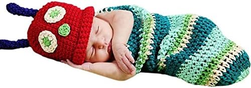 Baigeda Newborn Baby Boy Girl Clothes Handmade Warm Soft Cashmere Crochet Knit Outfit Set Unisex Baby Cute Infant Costume Keepsakes
