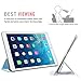 MoKo Case Fit iPad Air - Slim Lightweight Smart Shell Stand Cover with Translucent Frosted Back Protector Fit Apple iPad Air 9.7
