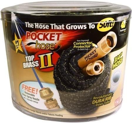 Pocket Hose Top Brass 2, 50-Feet