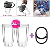 Two Pack 24oz Tall Cup for Nutribullet