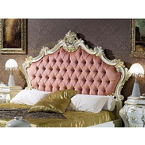 Classic Wood and Craft Queen Size Beautiful Korean Bed in Teak Wood