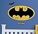 RoomMates RMK2623SLM Batman Logo Dry Erase Peel and Stick Giant Wall Decals