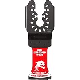 Diablo Amped Demo Demon Universal Fit Carbide Oscillating Blade - 3-Pack | For Nail-Embedded Wood - 1-1/4" Cutting Width, 1-3/4" Depth - DOU125CW3