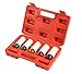 Lug Nut Socket Set, Professional-Grade, Manufactured Using Quality Chromoly Steel, 5-piece Thin Wall Socket Set 1/2 Inch Impact Socket Set Durable Stripped Lug Nut Remover by Shankly