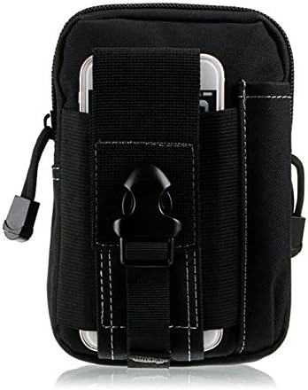 Outdoor sports Tactical MOLLE Pouch EDC Utility Waist Belt Gadget Gear Bag Tool Organizer with Cell Phone Holster Holder