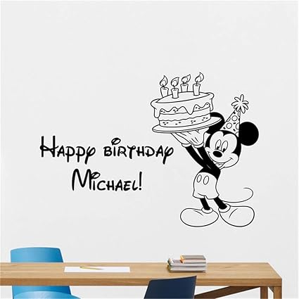 Autocollant Mural Mickey Mouse Sticker Mural Decal Mickey Mouse Sticker Joyeux Anniversaire Cadeau Garcon De Vacances Nom Personnalise Dessins Animes Vinyle Autocollant Fille Amazon Fr Bricolage Autocollant Mural Mickey Mouse Sticker Mural Decal Mickey Mouse Sticker Joyeux Anniversaire Cadeau Garcon De Vacances Nom Personnalise Dessins Animes Vinyle Autocollant Fille Amazon Fr Bricolage