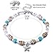 Fesciory Puka Shell Anklet for Women Summer Natural Cowrie Adjustable Ankle Bracelet, Handmade Boho Hawaiian Beach Seashell Jewelry for Girls (Shell Starfish)