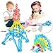 DECORA 500 Pieces Durable Brain Flakes Educational Toys Set Interlocking Plastic Discs -Imaginative and Educational Building Blocks for Preschool Kids Boys and Girls