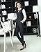 LISUEYNE Women's Three Pieces Office Lady Stripe Blazer Business Suit Set Women Suits Work Skirt/Pant,Vest Jacket