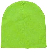 Simplicity-2pcs-Beanie-100-Acrylic-Skull-for-Men-Women-Lime