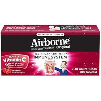 Airborne effervescent tablets very berry