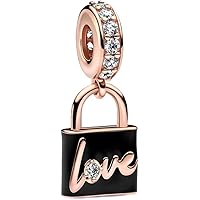 Amuefer S925 Charms for Pandora Bracelets and Necklaces, Gifts for Women on Birthday, Aniversary, Christams, Mothers Day, Val