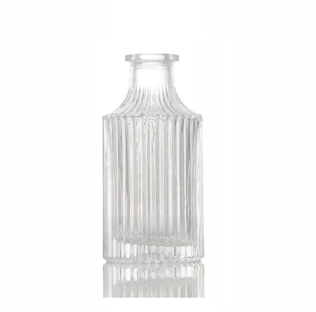 1Pcs 250ml/8.5oz Empty Clear Glass Diffuser Bottles Aromatherapy Diffuser Jar Fragrance Accessories Use for DIY Replacement Reed Diffuser Sticks Sets Essential Oils Crafts Decor