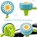 MeiMeiDa Bike Accessories for Kids Boys Bike Bicycle Decorations Including Blue Bike Handlebar Grips, Bike Streamers, Star Bike Wheel Spokes, Flower Bell and Pinwheelthumb 1