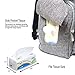 SKYLA HOMES - Baby Diaper Backpack | Scratch Proof Diaper Bag with Insulated Pockets | Large Size Water-Resistant Baby Bag | Multi-Functional Travel Knapsack (Grey)