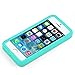Hovisi display anti shock silicone flap flip cover case for IPhone 5/5S/SE (GREEN)