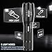 MIZOO LED Flashlight Zoomable Tactical Flashlight Kit with 5 Modes of Bright and Rechargeable Battery Portable Torch Lamp