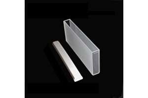 Azzota 100mm Pathlength Optical Glass Cuvette - 35ml, with Cover and Round Bottom