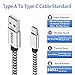 Charging Cable Compatible for Samsung Galaxy S9,Certified 15FT Durable Long USB Type C Cable Nylon Braided Fast Charging Cord Compatible Galaxy S8 Note8 S8+,LG V20 V30 G5 G6,Google Pixel 2 XL,ZTE