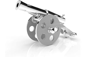 TIETHEKNOT New Super Mini Stainless Steel Handcrafted Napoleon Mini Cannon Model Rare Military Collection