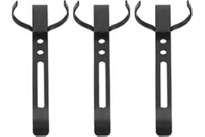ROMISBABA 3pcs Metal Flashlight Pocket Clip Replacement for S2+ M1 C8, Portable Flashlight Clamp Belt Holder