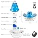 YOUTHINK Cat Water Fountain, 2L Large Capacity Healthy and Hygienic Automatic Ultra Quiet Pet Water Fountain, Cat Water Dispenser with 1 Filter, Pet Drinking Fountain for Cat and Dog (Blue)