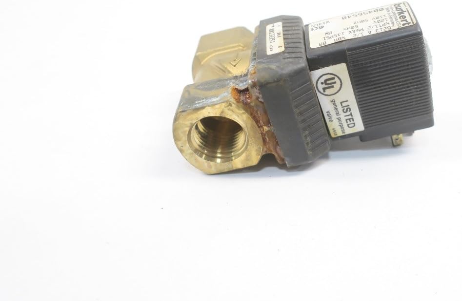 BURKERT 6213 A 1/2 NBR BR 120V-AC 1/2IN NPT Solenoid Valve D591292
