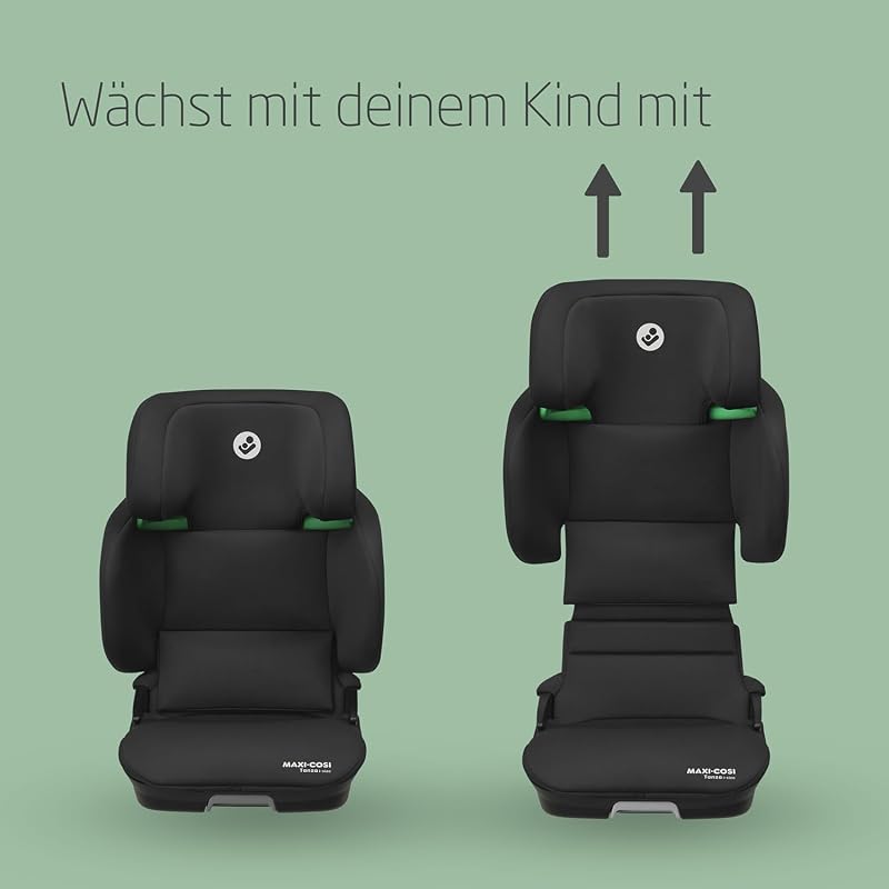 Tanza i-Size, ISOFIX Kindersitz, 100–150 cm, Full Black