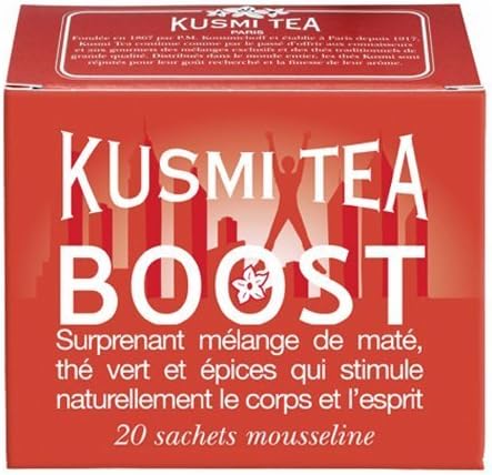 BOOST tea 20 muslin bags 1.55oz net wt by Kusmitea