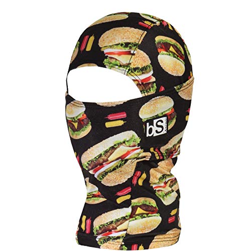 BLACKSTRAP Kids The Hood - Polaina y calentador de cuello de doble capa para clima frío para niños, buena hamburguesa