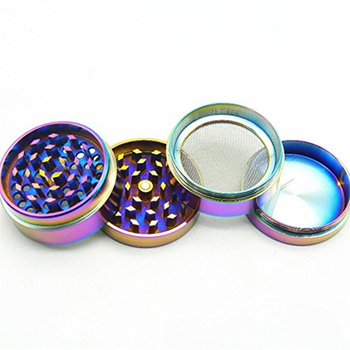 Tobacco Grinder, SFE New 4-layer Aluminum Herbal Herb Smoke Grinders - Thumbnail 2