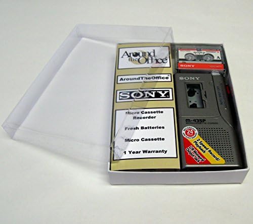 Sony M-435P Microcassette handheld Voice Recorder Reboxed In Gift Box with Accessories